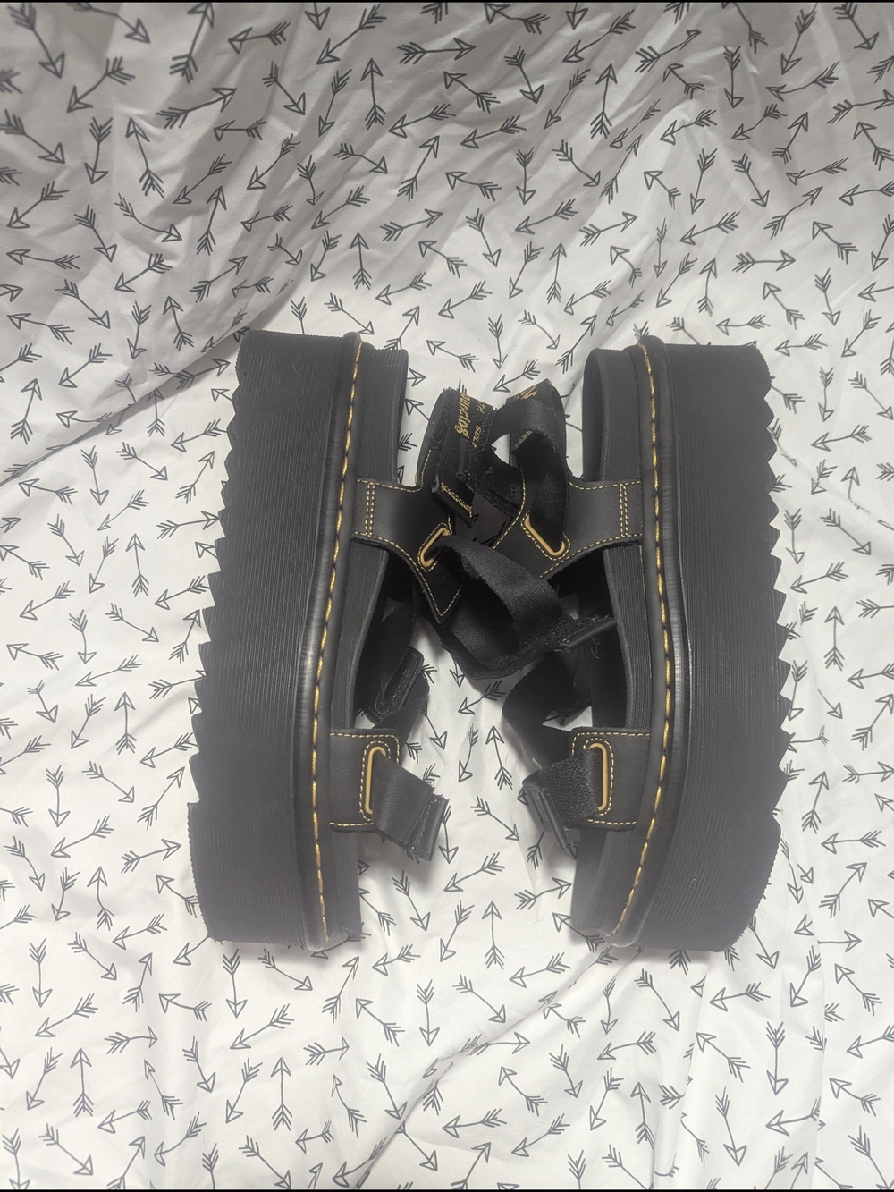 Dr. Martens Kimber Hydro Platform Black Sandals - Picture 10 of 11